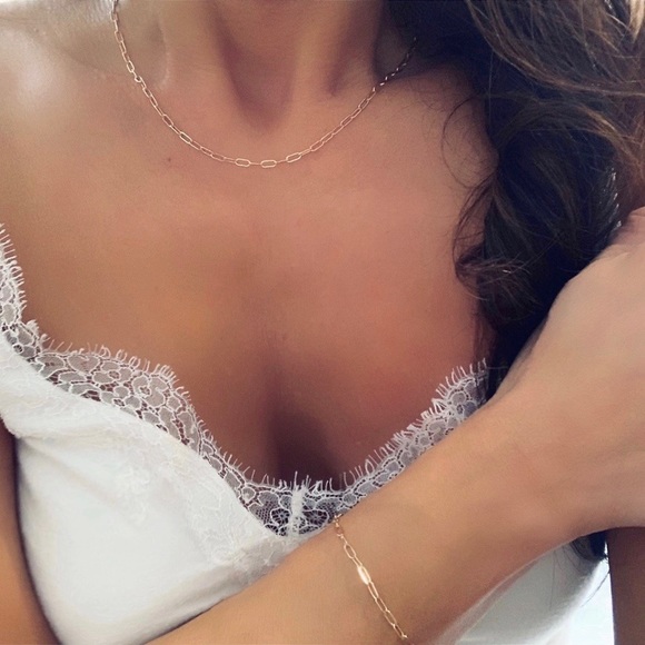 Gold Filled Chain Bracelet - Picture 6 of 6